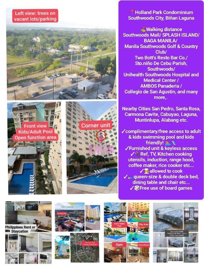 Budget Accommodation Holland Park Condominium Southwoods Binan Laguna Jalang エクステリア 写真